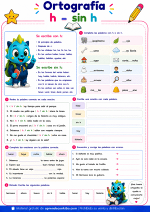 Ficha de ortografía