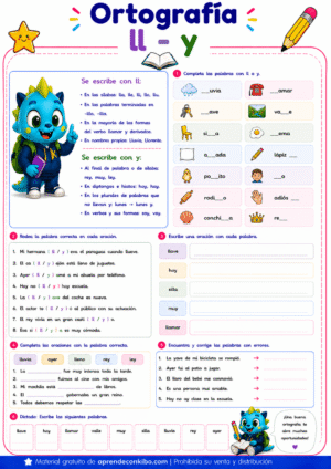 Ficha de ortografía