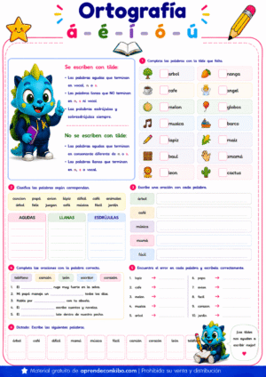Ficha de ortografía
