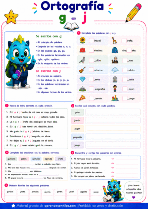 Ficha de ortografía